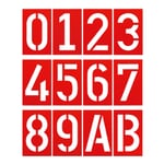 House number Spiekermann Industrial Pure red RAL 3028 A