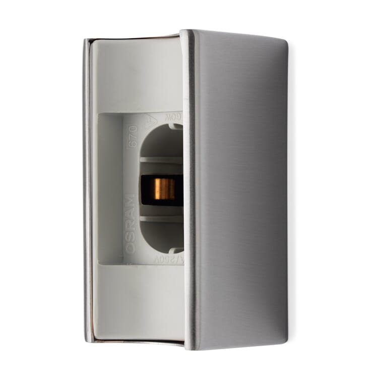 Socket for Tube Light, Matte nickel plated