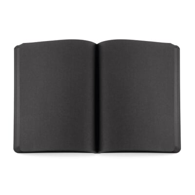 Notizbuch Not White, Schwarz | MAGAZIN 
