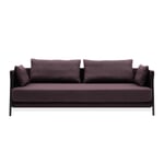 Madison sofa bed Aubergine