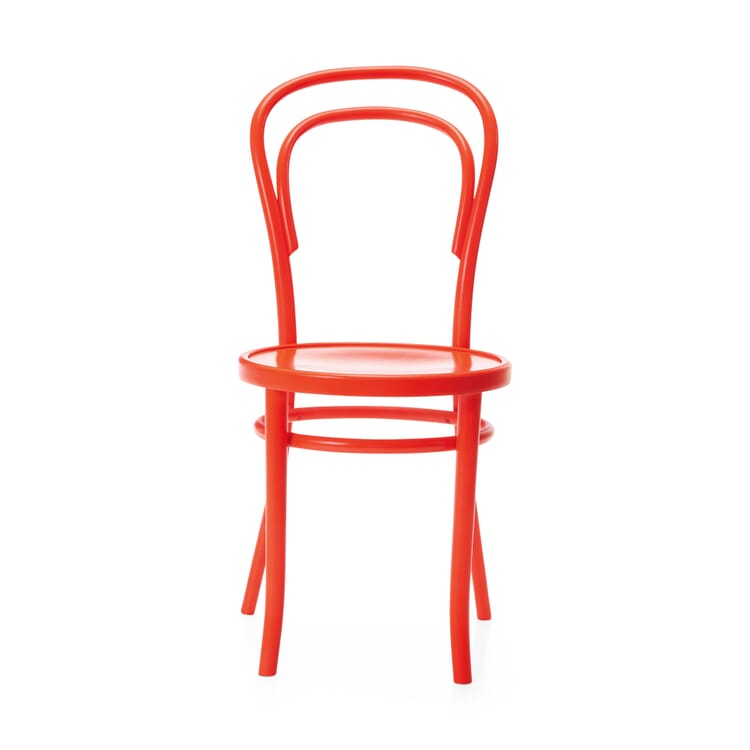 Chair A-14, RAL 3026 Luminous bright red