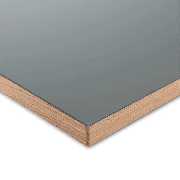 Table top for ERIK table frame, rectangular, Medium gray
