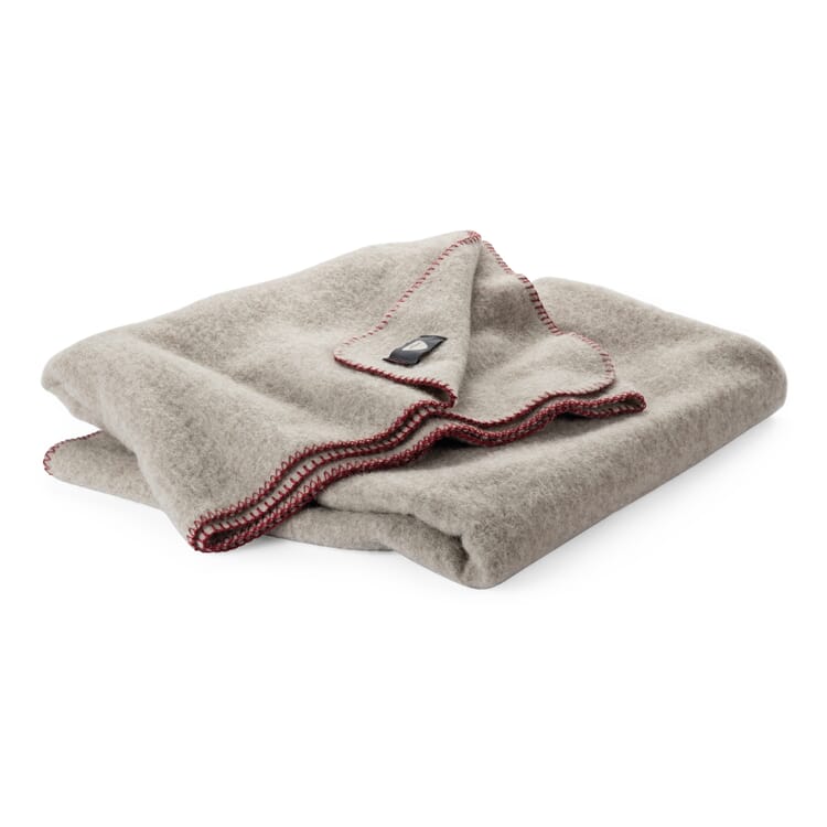 Eiger wool blanket, Light gray, uncolored