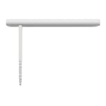 Line Hook Toilet Paper Holder RAL 9016 Traffic white