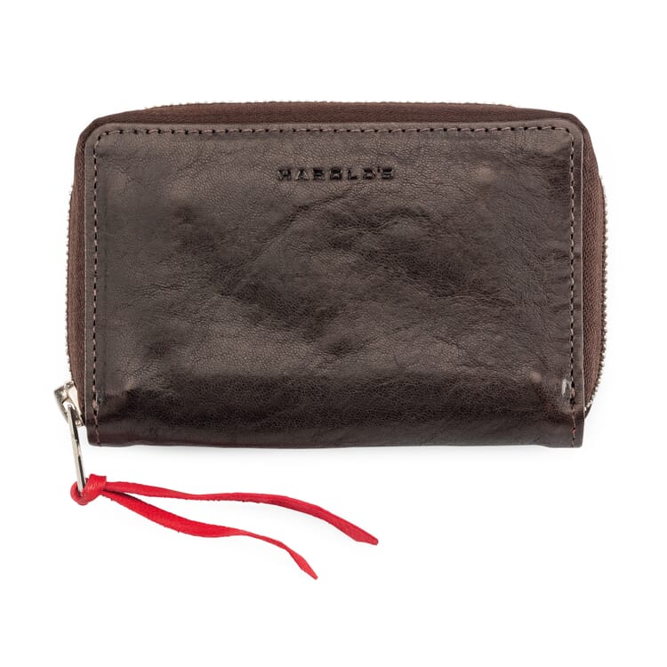 Purse Supercourse, Dark brown / Red