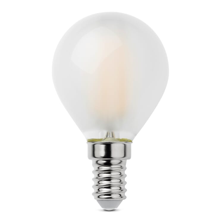 LED filament ball lamp E14, E 14, 4,5 W