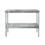 Galvanized Steel Planting and Grill Table