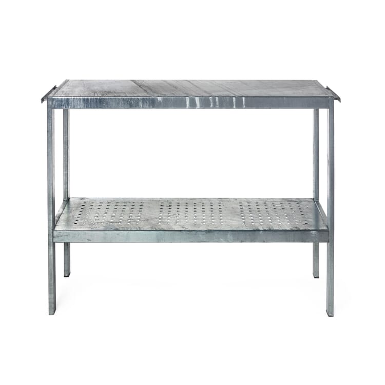 Galvanized Steel Planting and Grill Table