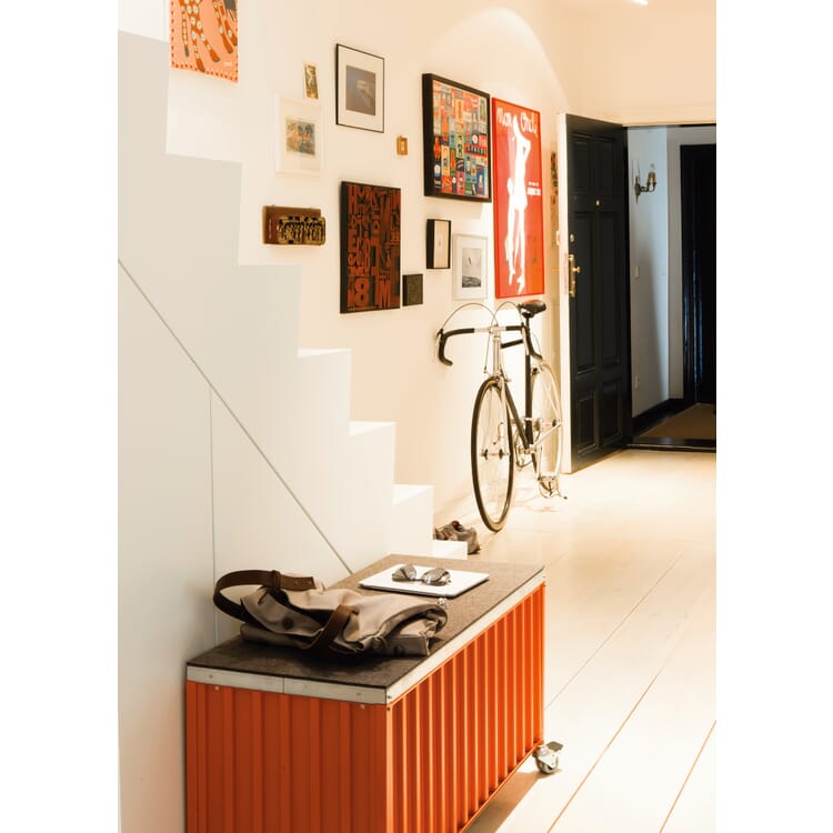 Container DS, RAL 2001 Rotorange