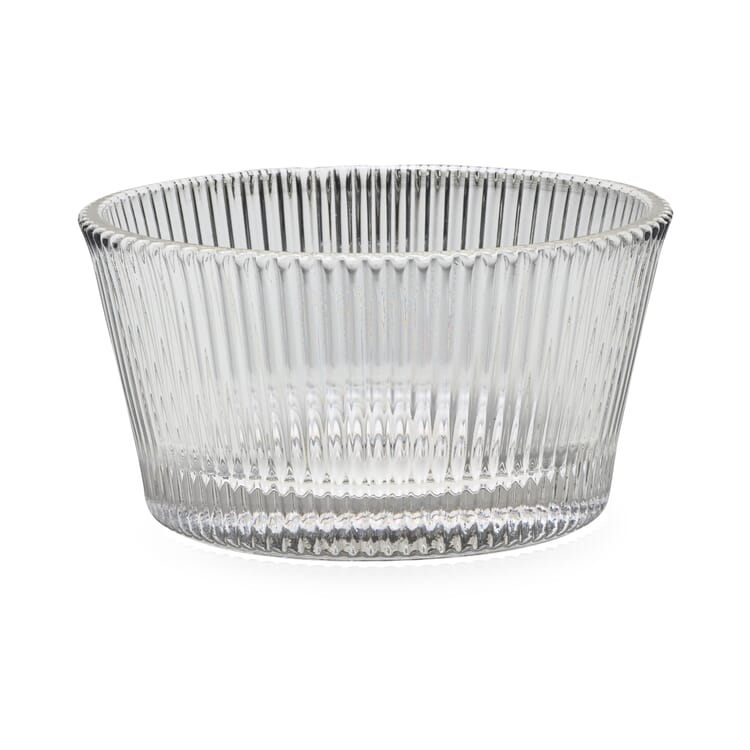 Dessert bowl ribbed, Large
