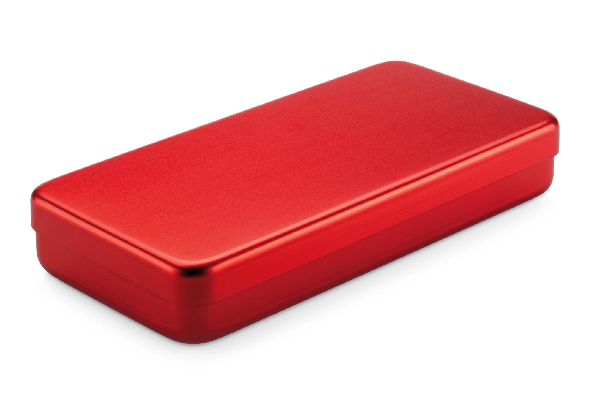 Kiste Alubox, Flach, Rot