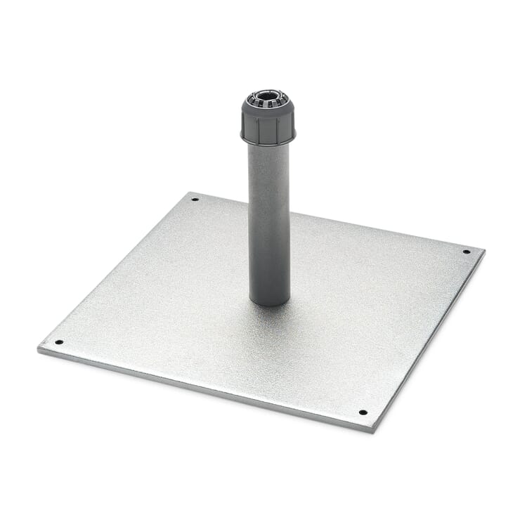 Steel-plate umbrella stand."