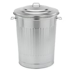 Multipurpose garbage can galvanized Large