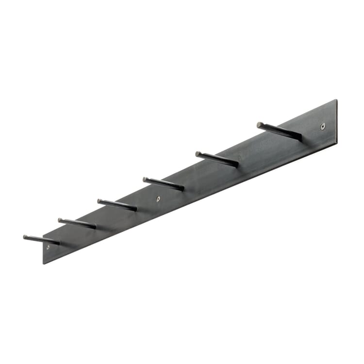 Raw Steel Coat Rack