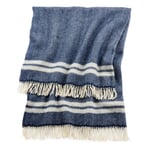 Blanket Blok Blue / White