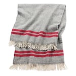 Blanket Blok Gray / Red