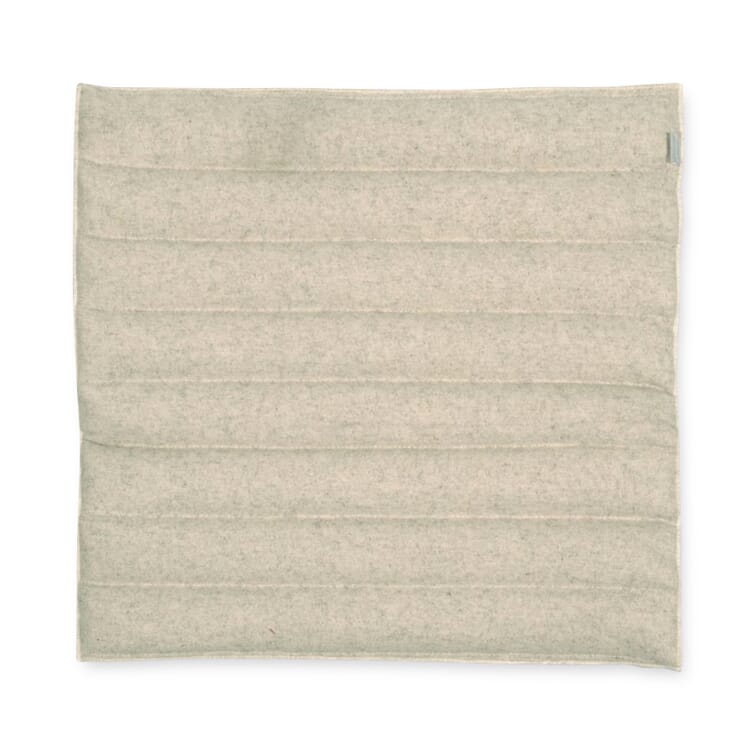 Lamu seat cushion, angular, Natural