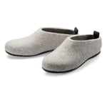 Lahtiset Slippers Light Gray / Black