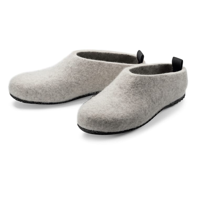 Slippers Lahtiset, Light gray / Black