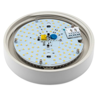 Wand- und Deckenleuchte Zylinder LED, Fünf, Weiß / Matt | MAGAZIN