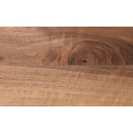 Tisch S 700 220 × 90 cm Nussbaum / Verkehrsweiß RAL 9016
