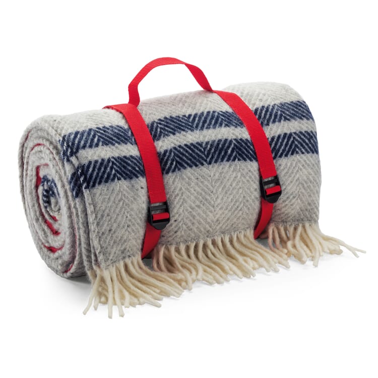 PicnicBlanket Blok, Stripe blue