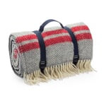 PicnicBlanket Blok Stripes red