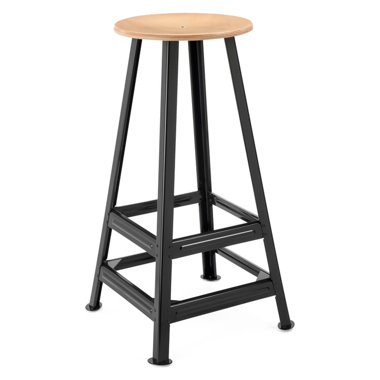 Bar stool Chemnitz, RAL 7021 Black grey