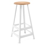 Chemnitz Bar Stool RAL 9016 Traffic white
