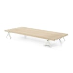 Bett Simplon 90 cm RAL 9010 Reinweiß