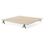 Bett Simplon 180 Resedagrün RAL 6011