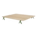Bett Simplon 160 Resedagrün RAL 6011