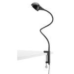 Clamp light flexible black