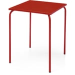 Estoril table RAL 3013 Tomato red