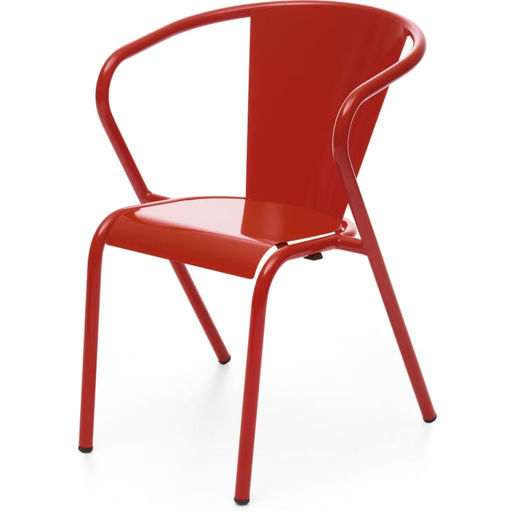 Chair Estoril, RAL 3013 Tomato red