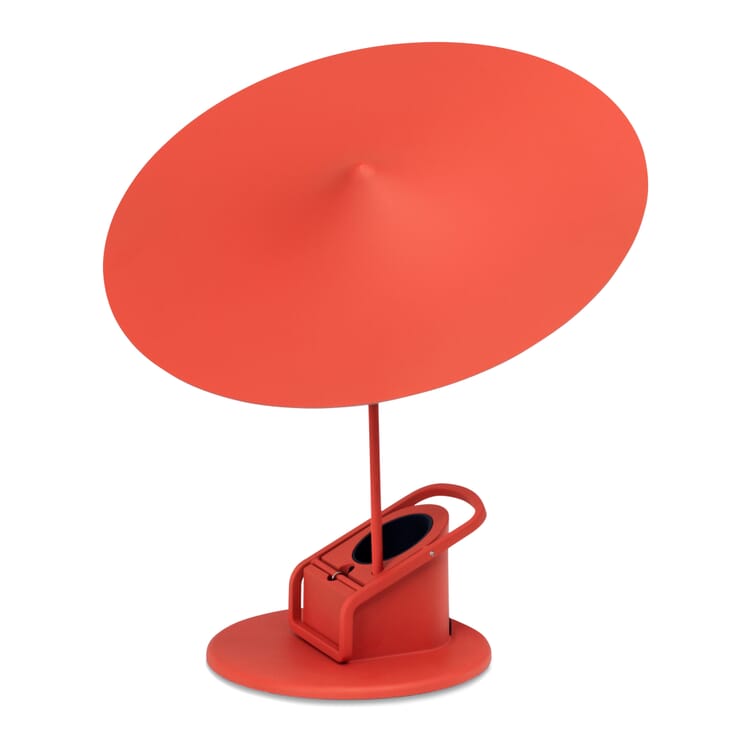 Table and clamp lamp w153 Île, Red