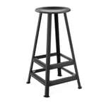 Bar stool Chemnitz, monochrome Black matt / black RAL 9005