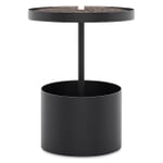Basso bar cart RAL 9005 Jet black