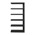 Regal Plié Anbauregal RAL 9005 Tiefschwarz