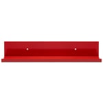 Regal Tragleiste 60 × 10 cm RAL 3020 Verkehrsrot