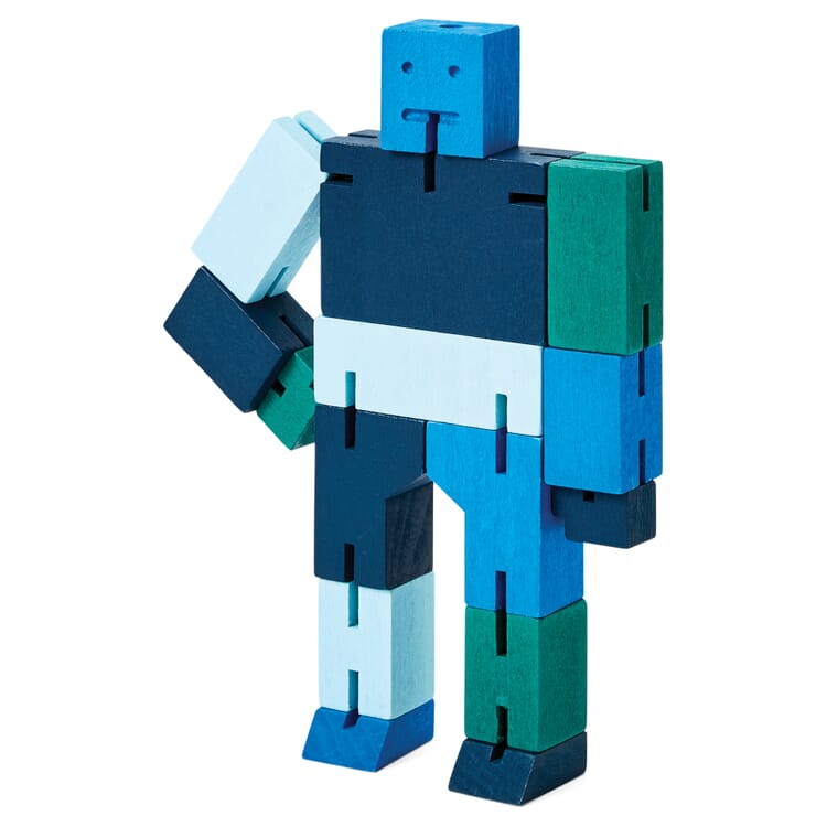 Wooden figure Cubebot