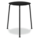 Hocker Ravioli Sitz: Schwarz / Gestell: Schwarzgrau RAL 7021