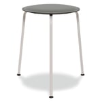 Hocker Ravioli Sitz: Grau / Gestell: Telegrau RAL 7047