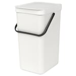 Abfallbehälter Sort & Go 16 l Weiß