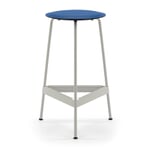 Barhocker Ravioli, klein Sitz: Blau / Gestell: Telegrau 4 RAL 7047