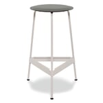 Barhocker Ravioli, klein Sitz: Grau / Gestell: Telegrau 4 RAL 7047