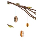 Easter decoration birch bark Zigzag