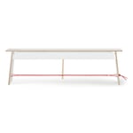 Bench Langer Max 140 White / Red