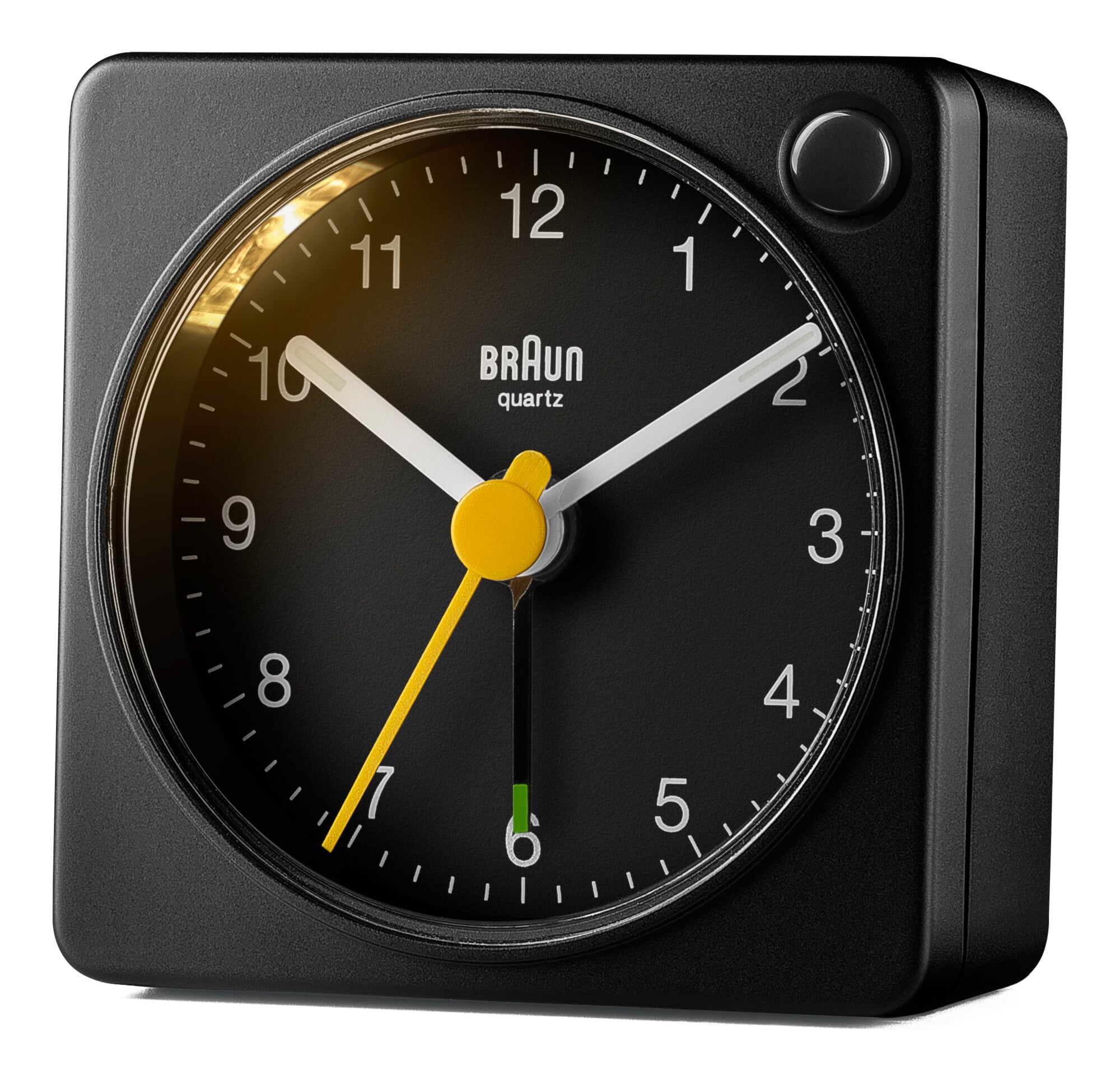 Alarm Clock Braun, analog, Black/black | Manufactum