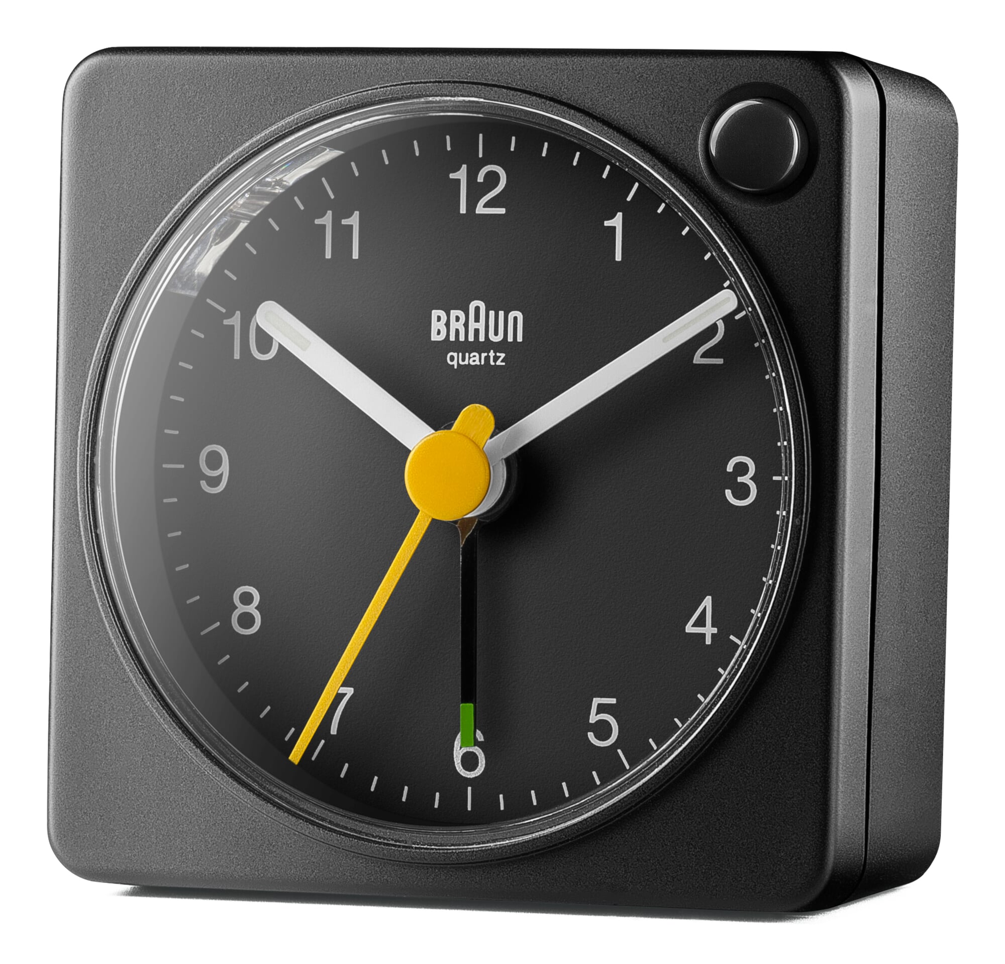 Alarm Clock Braun, analog, Black/black | Manufactum